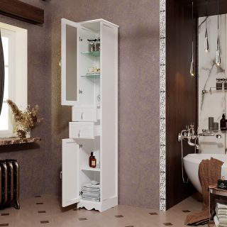 Шкаф-колонна Opadiris Риспекто 30 L 00-00005832 Белый